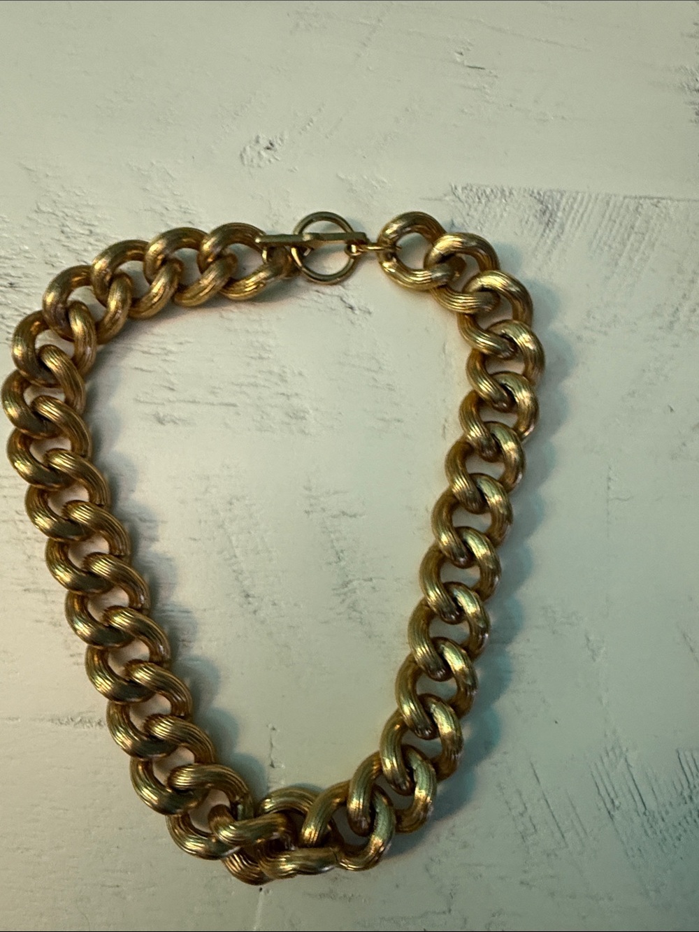 Gold-Link Statement Necklace - Women Jewelry